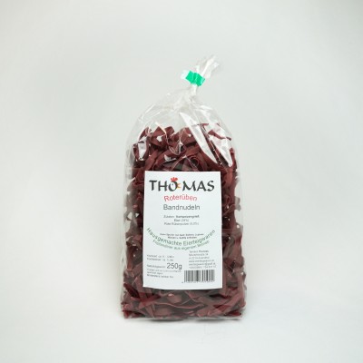 Rote Rüben - Bandnudeln