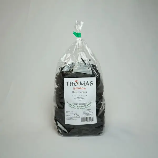 Sepia/Schwarze - Bandnudeln