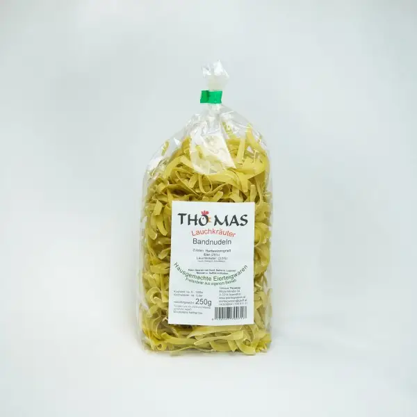 Lauchkräuter - Bandnudeln