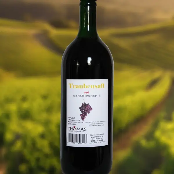 1l Traubensaft rot