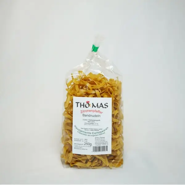 Zitronenpfeffer - Bandnudeln