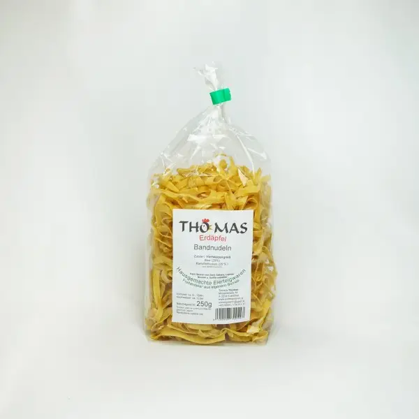 Erdäpfel - Bandnudeln
