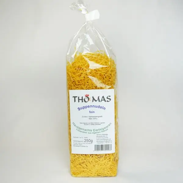 Suppennudeln Fein