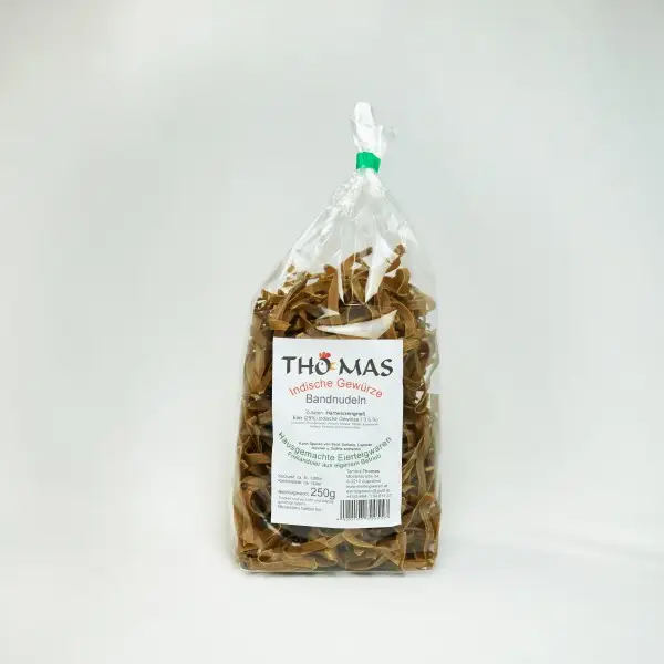 Indische Gewürze - Bandnudeln