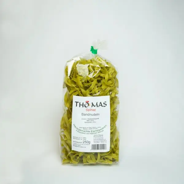 Spinat - Bandnudeln