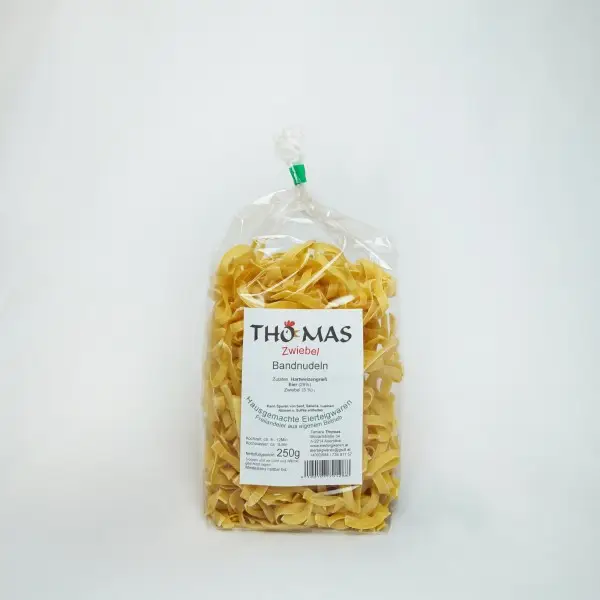 Zwiebel - Bandnudeln